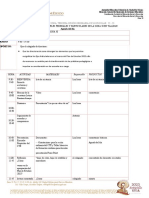 Formato de Agenda de Trabajo 25 Enero 23 de CTZ2