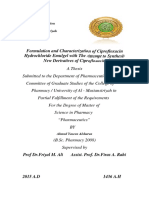 Republic of Iraq Ministry of Higher Education and Scientific Research University of Al-Mustansiriyah College of Pharmacy