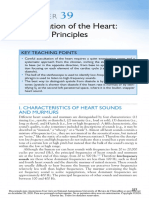 Auscultation of The Heart General Principles