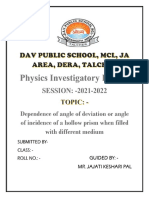 Phy Investigatory Project