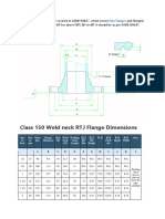 RTJ Flanges Dimensions ASME B 16.5