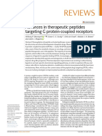 Advances in Therapeutic Peptides Targeting G Protein-Coupled Receptors