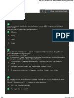 Avaliação I - Individual ANATOMIA