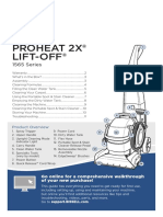 Bissell User Guide, EN - ProHeat 2X Lift-Off