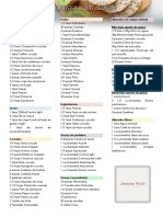 Lista de Alimentos Equivalentes