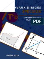 TRAVAUX DIRIGES SPECIAUX Tle D 2022