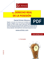 El Derecho Real de La Posesion