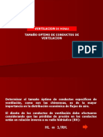 Tamaño Optimo de Conductos de Ventilacion