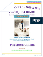 Auteur: ALLOH Yaovi Robert Professeur de Sciences Physiques Au TOGO