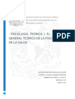 Psicología Teórica I El Campo General Teórico de La Psicología de La Salud