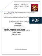 Trabajo de Geoestadistica, Calculo Del Semivariograma