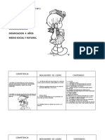 Dosificacion 4 Años Medio Social y Natural