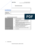 Rúbrica Tercera Evaluación