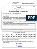 Caderno de Prova CFS 2021-2022