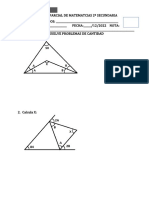 A Examen Bimestral de Matematicas 2º Secundaria 4 Bimestre