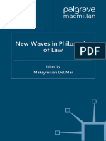 (New Waves in Philosophy) Maksymilian Del Mar - New Waves in Philosophy of Law - Palgrave Macmillan (2011)