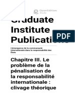 Problème de La Pénalisation Internationale