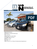 The Entrepreneurship Report Car Rental O