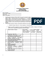 Learning Contract Gastroenterology