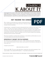 Key Income Tax Concepts