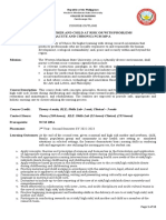 NCM 109A Course Outline