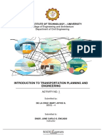 Principles of Transportation Engineering Research Work