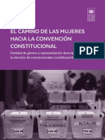 El Camino de Las Mujeres Hacia La Convención Constitucional PNUD