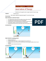 Expt. No. 5 (CONSERVATION OF ENERGY)