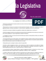 Mirada Legislativa. La Negligencia Médica en México-1