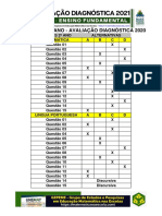 Gabarito - Avaliação Diagnóstica - 2º Ano Ensino Fundamental