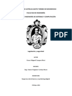 Legislación y Seguridad en Servicio Educativo Online