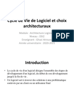 Chap 3 Cycle de Vie Et Choix Architecturaux