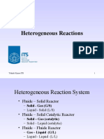 W5 - Heterogeneous Reactions and Solid Catalytic Reactions