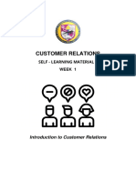 Customer Relations - Self Learning Material 1