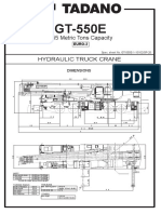 Load Chart Tadano Gt-550e