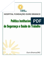 0102 - Política de Segurança e Saúde Do Trabalho