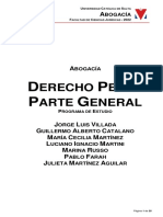 Programa Derecho Penal 2022