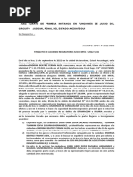 Finiquito de Acuerdo Reparatorio Juicio BP01