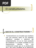 El Constructivismo