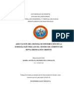 Tesis. Adecuación Del Sistema de Distribución de La Energía Eléctrica en El Centro de Cómputo de PDVSA Refinación Oriente