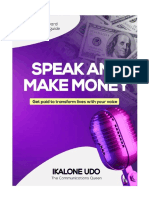 Speak and Make Money