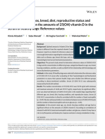 2022 - ALIZADE - Effects of Age, Sex, Breed, Diet, Reproductive Status and Housing Condition Ontheamountsof 25 (OH) Vitamind Inthe Serumofhealthydogs Referencevalues