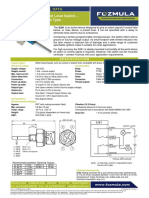 S281 Fozmula Capacitance Coolant Level Switch Data JP 05 May 20 3.18 Rev 2