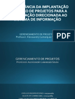 A Importância Da Implantação Da Gestão de Projetos