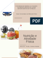 Aula 3 - Nutrio e Atividade Fsica Protenas - 2021.2