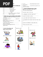 Can / Can T Worksheet