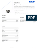 Deep Groove Ball Bearing: Dimensions Performance