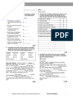 ECA2plus Tests Language Test 9A