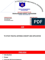 Fractal Antenna Concept & Applications: Faculty of Electronics Ce Department