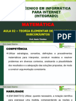 Aula 02 - Teoria - Elementar - de - Conjuntos - Subconjuntos